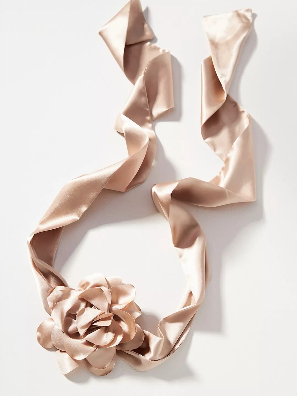 Anthropologie Rosette Chocker Necklace in Champagne NWT